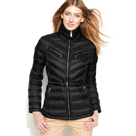 michael kors quilted barn jacket|michael kors puffer jacket ladies.